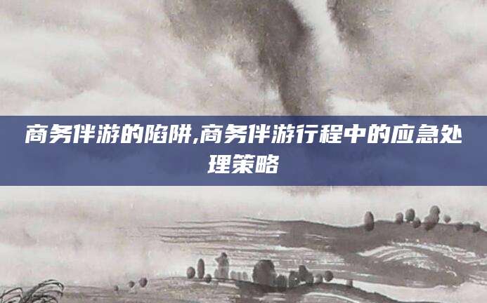 郯城商务伴游的陷阱,商务伴游行程中的应急处理策略